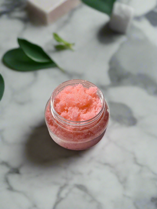 Pink Nectar (Peach Scented Sugar Scrub)